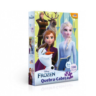Quebra Cabeça de 100 Peças Frozen - Toyster 8027 em Oferta na Shopee