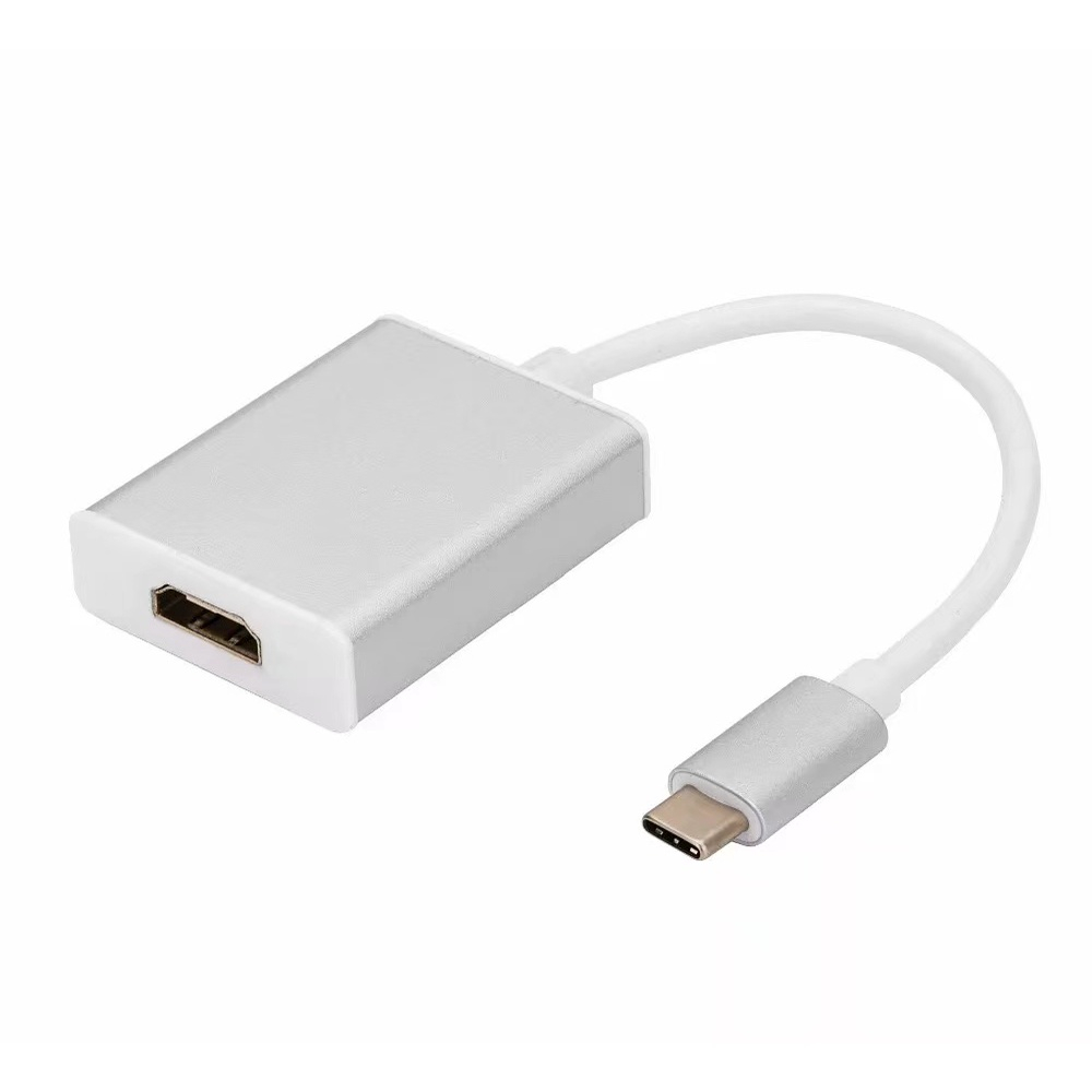 Adaptador Conversor Usb-c 3.1 Type-c Macho Para Vga Fêmea Tipo C Conversor Hdmi Fêmea 4k