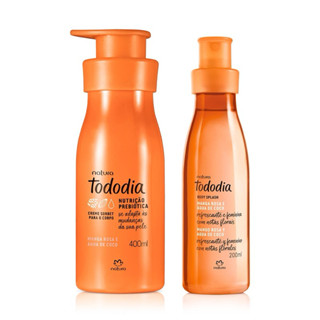 Conjunto Tododia Manga Rosa e Água de Coco com Body Splash