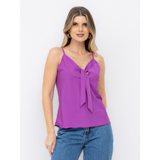 Blusa regata LISO alça regulavél