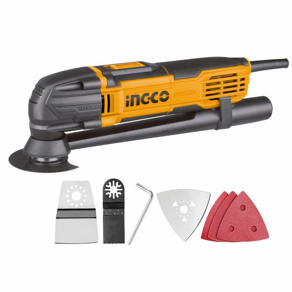Multiferramenta Oscilante Elétrica Ingco 300W Com Acessórios Cortadora Lixadeira Multifunções em Oferta na Shopee