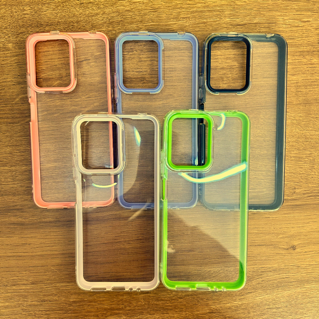 Capa Case Transparente 3 em 1 xiaomi redmi NOTE11 PRO 4G /NOTE12 Capinha Protetora Silicone Aveludada anti-impacto