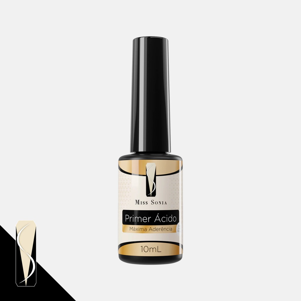 Primer Acido Liquido Para Unhas 10ml Miss Sonia Manicure
