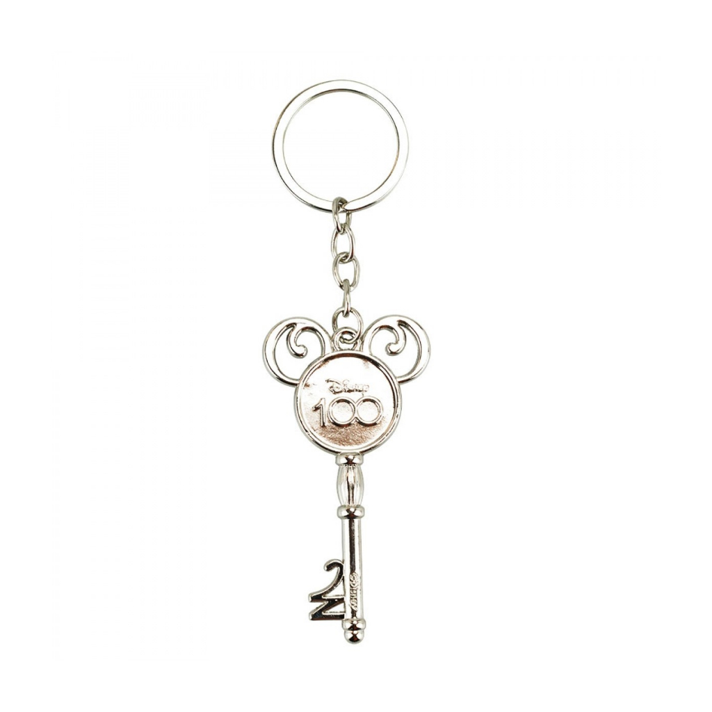Chaveiro Chave Prateado 100 Anos - Mickey