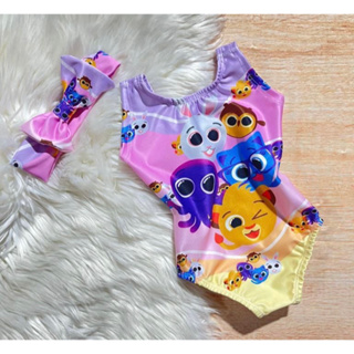 Body Maiô Infantil Bolofofos Biquíni Suplex Menina Bebe em Oferta na Shopee