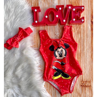 Body Maiô Infantil Minnie e Margarida Biquíni Suplex Menina Bebe em Oferta na Shopee