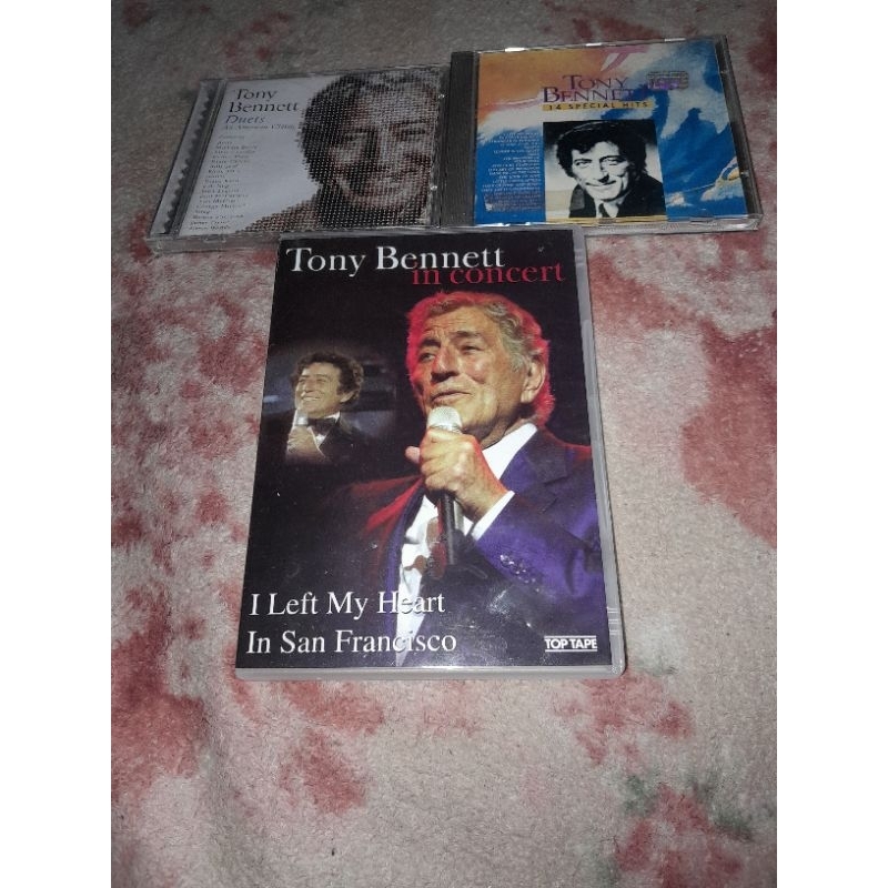 kit 2 Cds Tony Bennett + dvd Usados Originais Leia Descrição