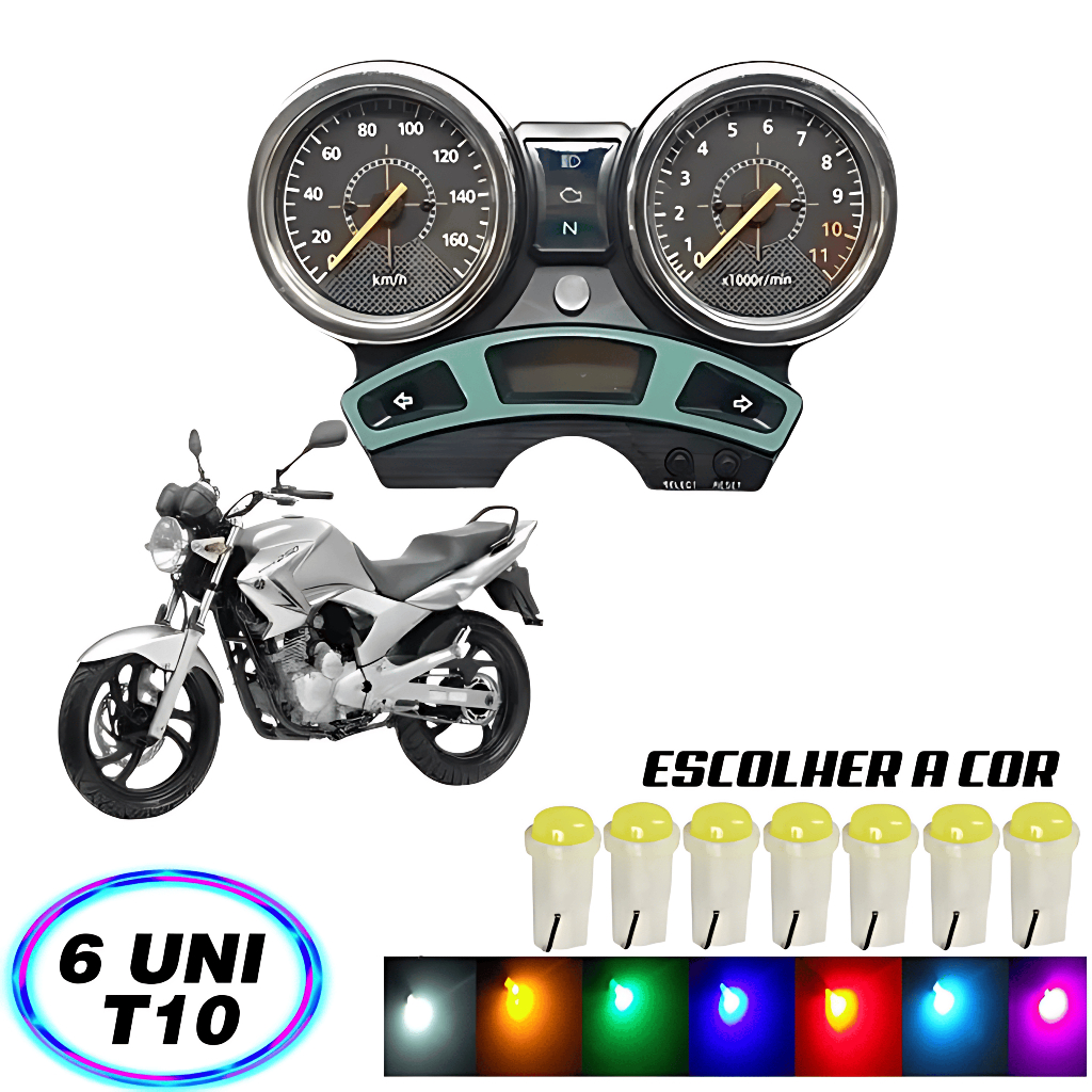 Led Fazer 250 2005 A 2010 6 Peças em Oferta na Shopee