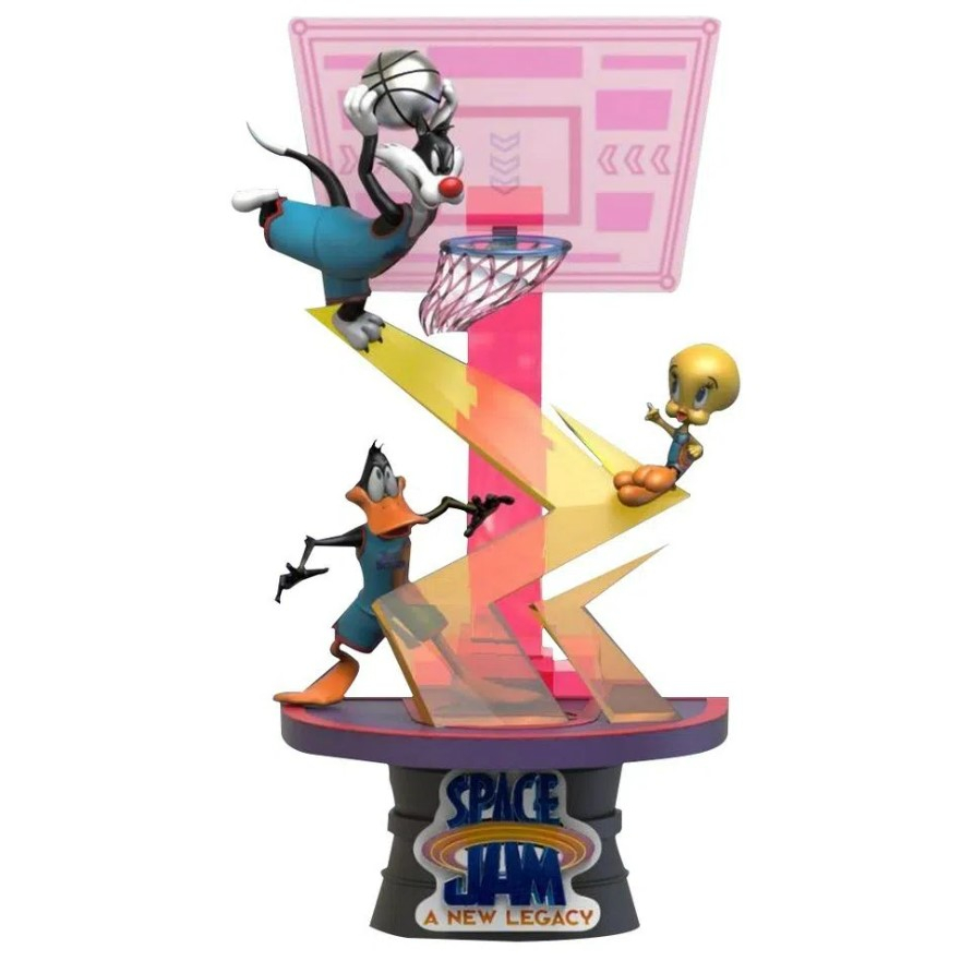 Sylvester and Tweety and Daffy Duck - Space Jam A new Legacy - D-Stage - Beast Kingdom (Peça restaurada)