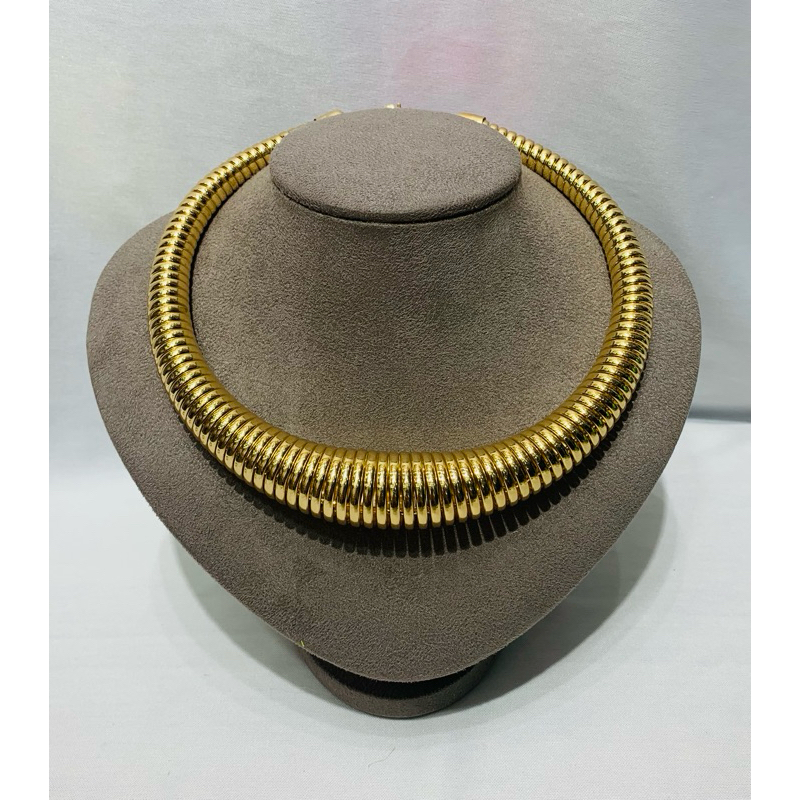 choker dourada em Oferta na Shopee