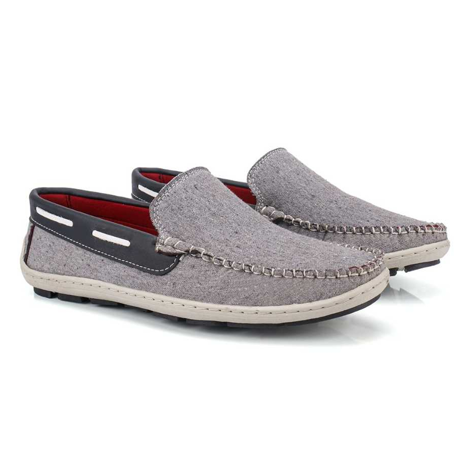 Mocassim Masculino Sapatênis Casual Jeans Confortável Sola Costurada 37 ao 44 Promoção