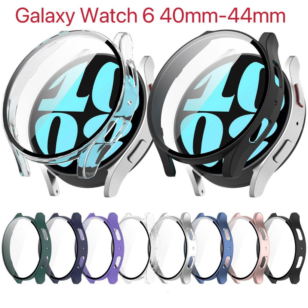 Case Capa Película De Vidro Protetora Para Samsung Galaxy watch 6 40mm E 44mm