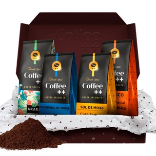 Kit 4 Pacotes Café Especial Torrado e Moído Coffee Mais Fazendas + Arara