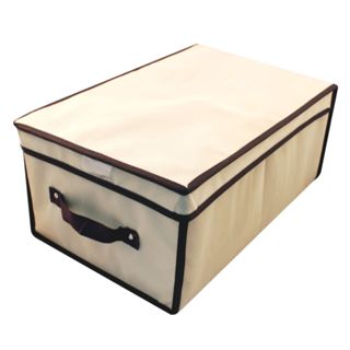 Caixa Organizadora Com Zíper Multiuso 45x30x20cm