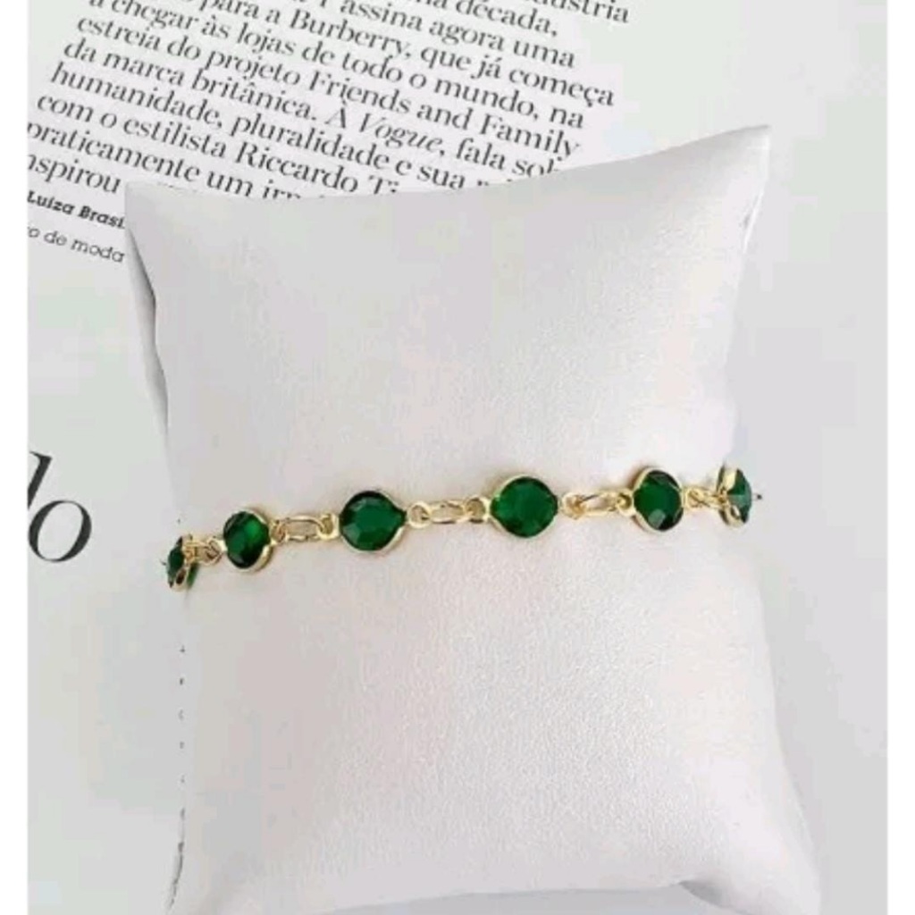 Bracelete Verde Esmeralda: Onde Comprar | BuscaProdutos