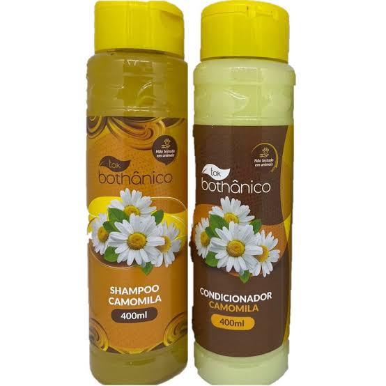 Shampoo + Condicionador Tok Bothanico Camomila 400ml. em Oferta na Shopee