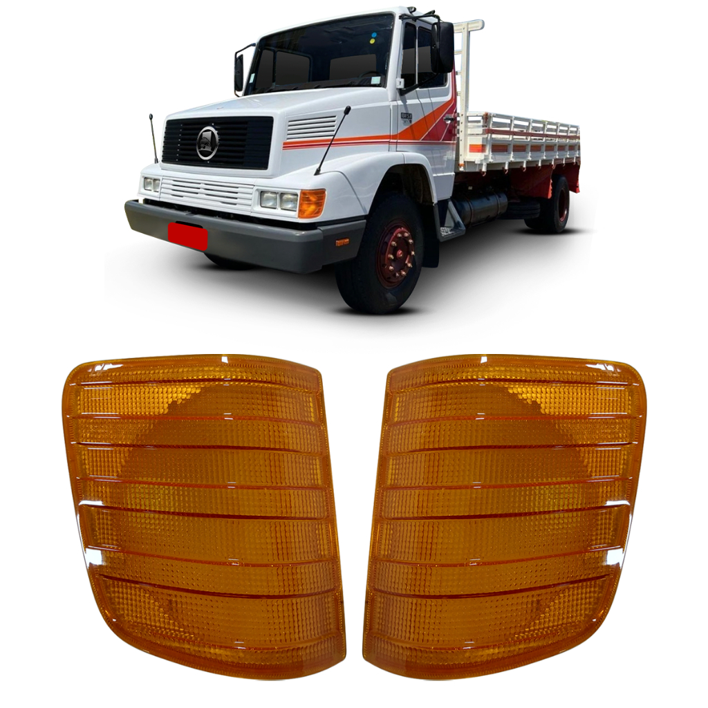 PAR LANTERNA SETA PISCA AMBAR CAMINHÃO MB 1214 1418 1620 1630 1935 1941 em Oferta na Shopee