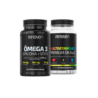 Renova Be - Kit Ômega 3 Vita E + Multivitamínico de A a Z