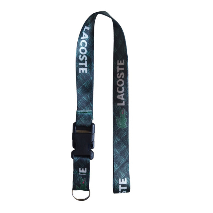 Cordão para Pescoço com Fecho Engate Rápido para Chave Crachá Chaveiro Grife Luxo