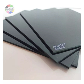 Placa De Ps 3 Mm Poliestireno Cor Preta Tamanho 2x1 Psai em Oferta na Shopee