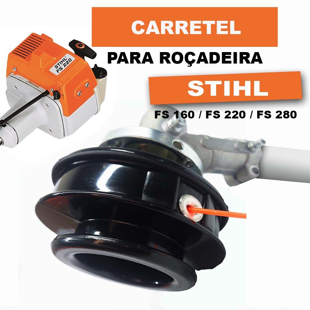 Carretel Fio De Nylon Para Roçadeira Sthil Fs 160/ 220/ 280 - CORTE ALTO