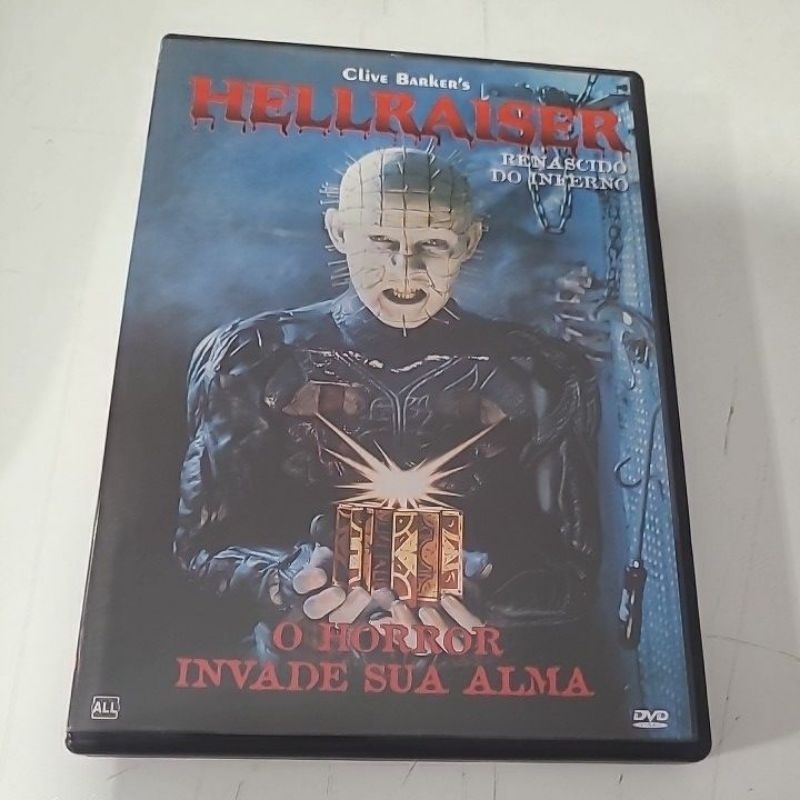 DVD 'Hellraiser Renascido do Inferno' Clive Barker.