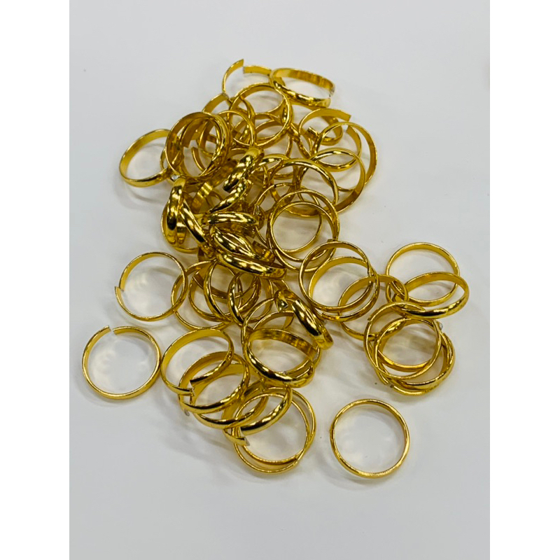 kit 100 alianças para campanha ou lembrancinha de casamento.