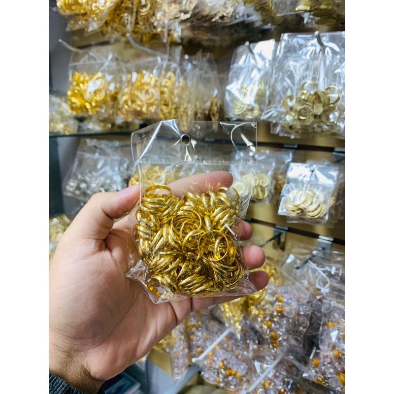 kit 100 alianças para campanha ou lembrancinha de casamento. em Oferta na Shopee