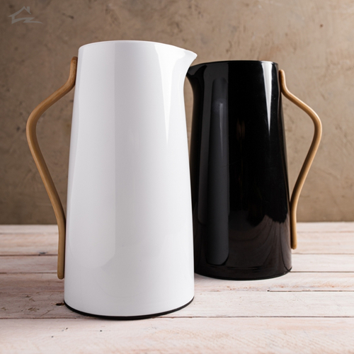 Garrafa Térmica Chaleira Plástico com Cabo tipo Wolff Curve 1L Café Chá