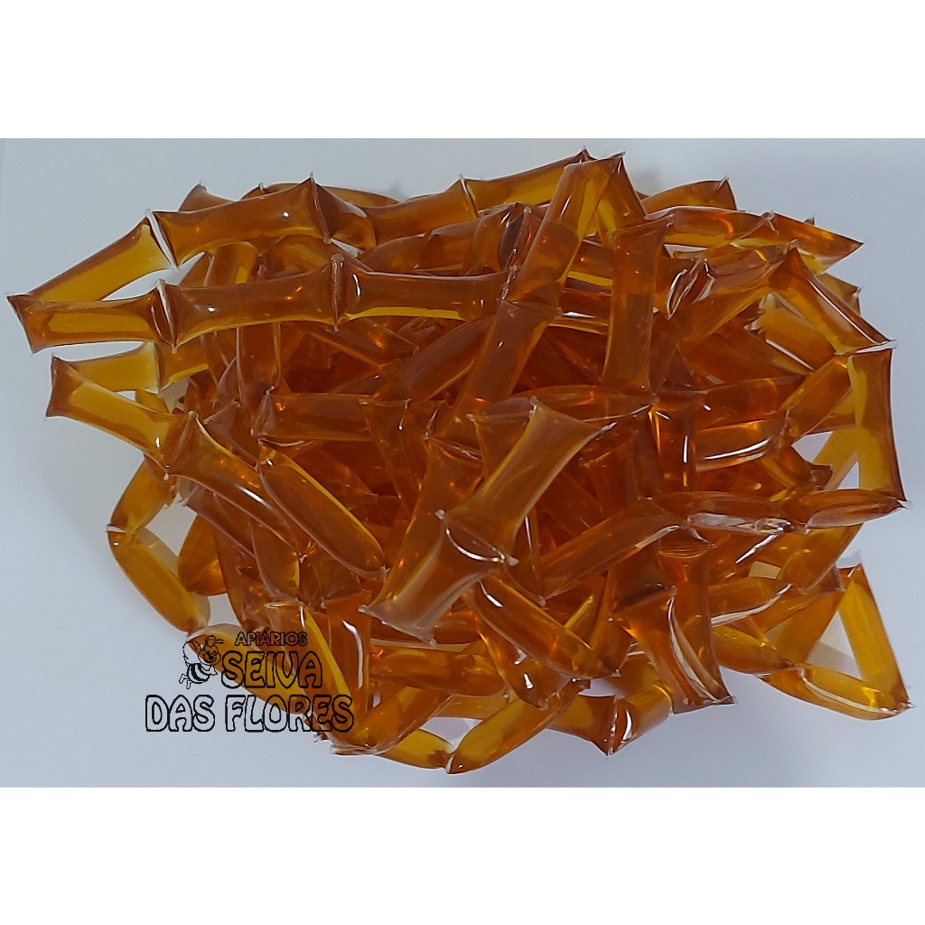 Mel De Abelhas Puro Em Sachet Pacote Com 1.000 Gramas (1 Kg)