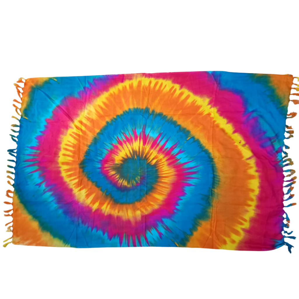 Canga De Praia Saída De Banho Flor Tayday Mandala Poliéster