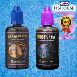 Acelerador Biológico Ocean BLEND + Condicionador de Água OVER NITE Ocean Tech 50ml
