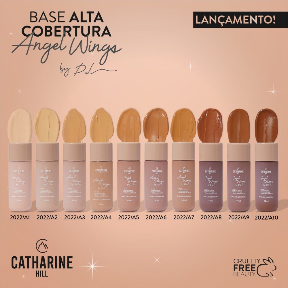 Base Alta Cobertura Pri Lessa Lançamento A Prova Dágua Matte 40ml - Catharine Hill
