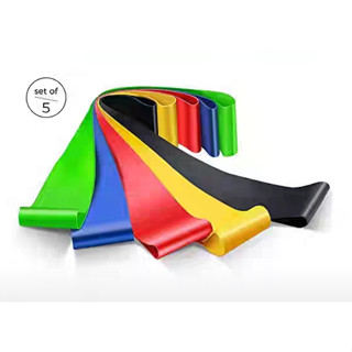 Faixas Elástica de Resistência para yoga Pilates Mini Band Fita Elástica Para Exercicios Multifuncional COLORIDA