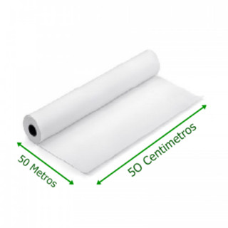 Lençol de papel para maca descartavel kit c/ 6 rolos 50x50