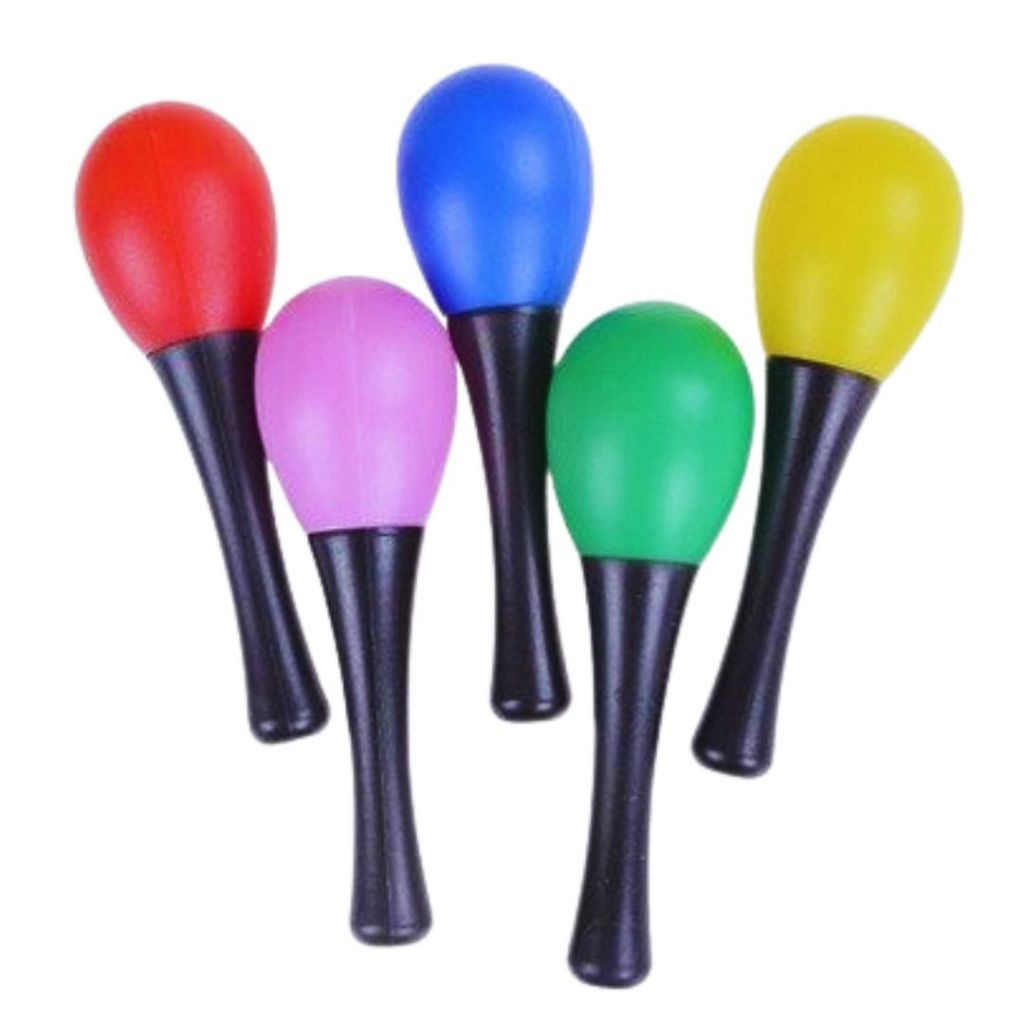 Chocalho Maraca Infantil Em Abs ( Par) Liverpool