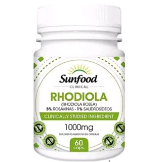 Rhodiola - Sunfood - 60 caps - Envio imediato 24h