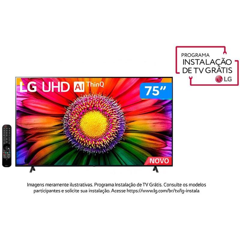 Smart TV 75” 4K Ultra HD LED LG 75UR8750PSA