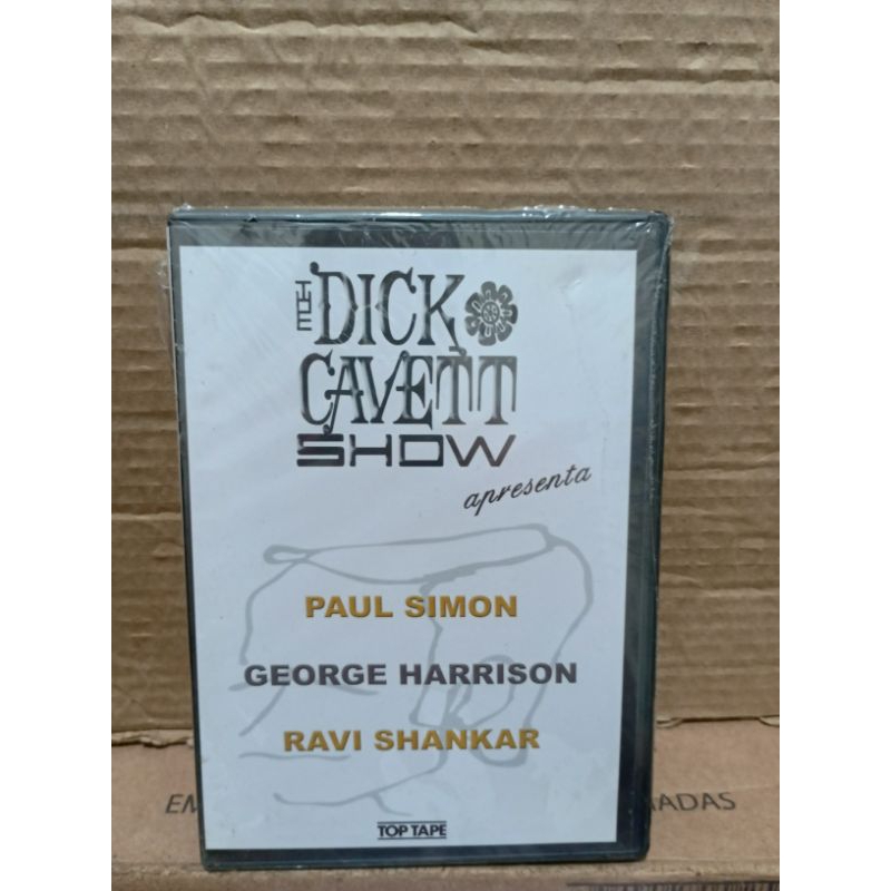 DVD THE DICK CAVETT SHOW - GEORGE HARRISON/PAUL SIMON/RAVI SHANKAR (ORIGINAL/LACRADO)