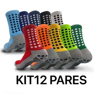 Kit 12 Pares de Meias esportiva de futebol antiderrapantes resistentes ao desgaste de alta qualidade