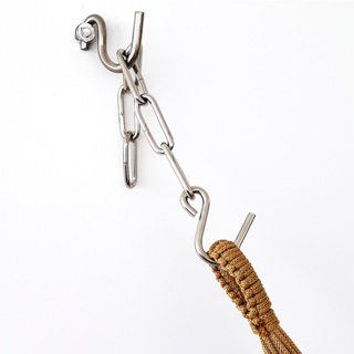 Gancho tipo corrente extensora para rede de descanso reforçada em Oferta na Shopee