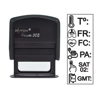 Carimbo automatico Para Anotações De Enfermagem Nykon 302 Profissionais em Oferta na Shopee