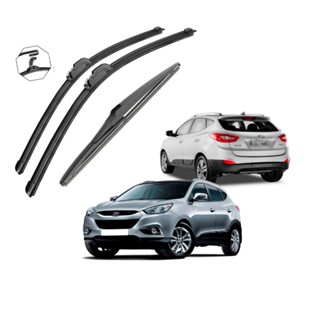 Kit Palheta Limpador De Parabrisa Silicone Chuva Ix35 2008 A 2021 em Oferta na Shopee