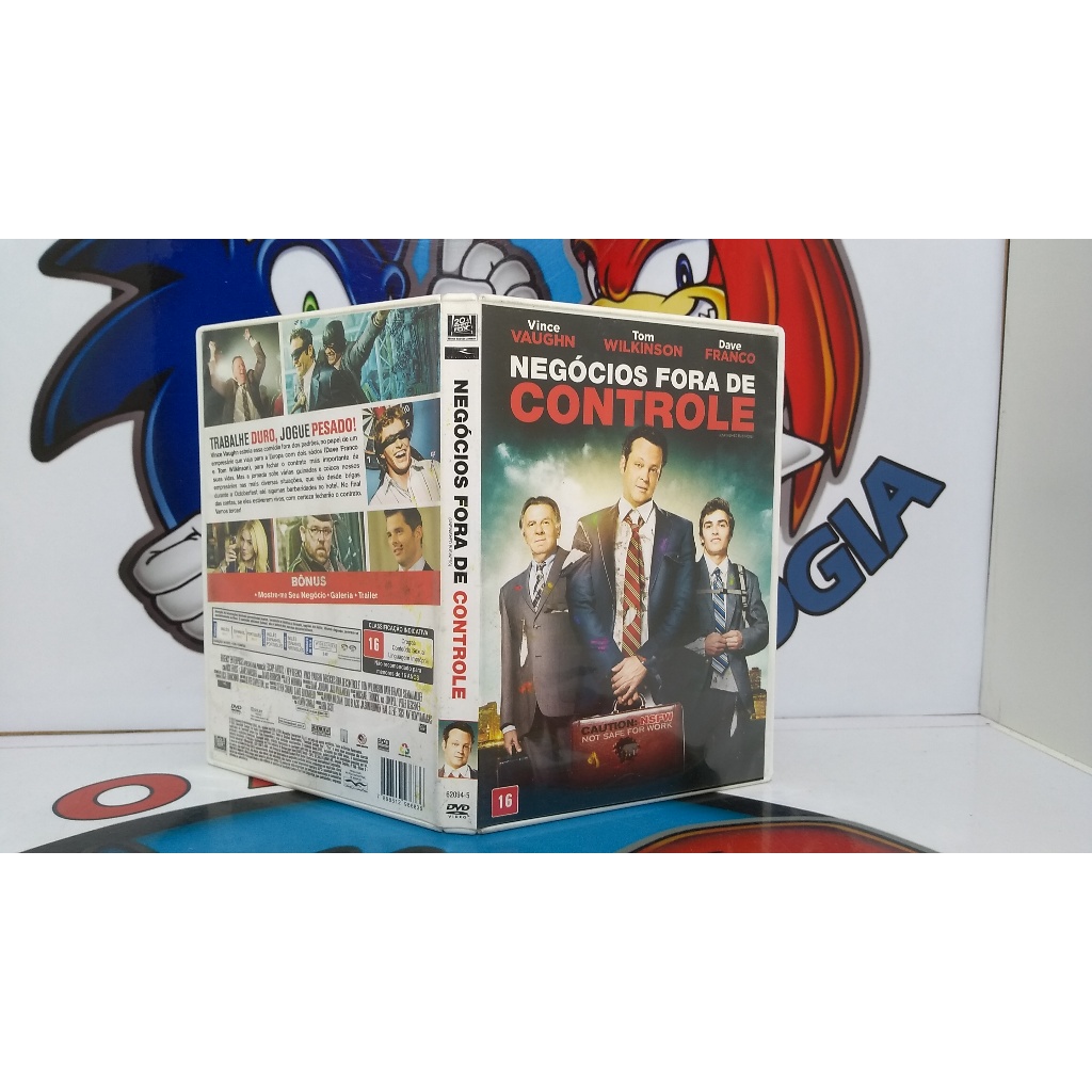 Dvd Negócios De Fora Controle Vince Vaughn Original Usado