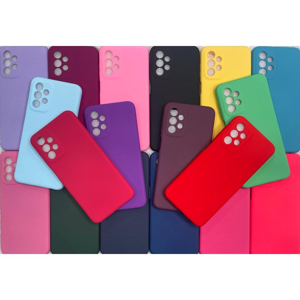 Capa Capinha Para Samsung A23 4G Silicone Aveludado Pelicula Case em Oferta na Shopee
