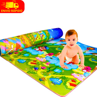 Tapete Gigante Educativo Para Bebê 180x120 e 90x120 De Atividades Infantil Tatame Térmico