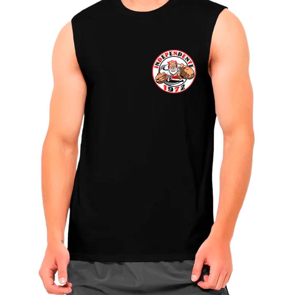 Regata Masculina Machão Torcida Independente Dry Fit Futebol Academia Treino