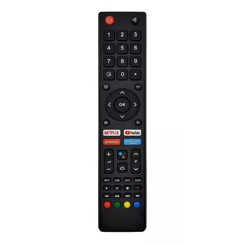 Controle Remoto Tv Britania Btv32d10n5skh Hd Smart Tv