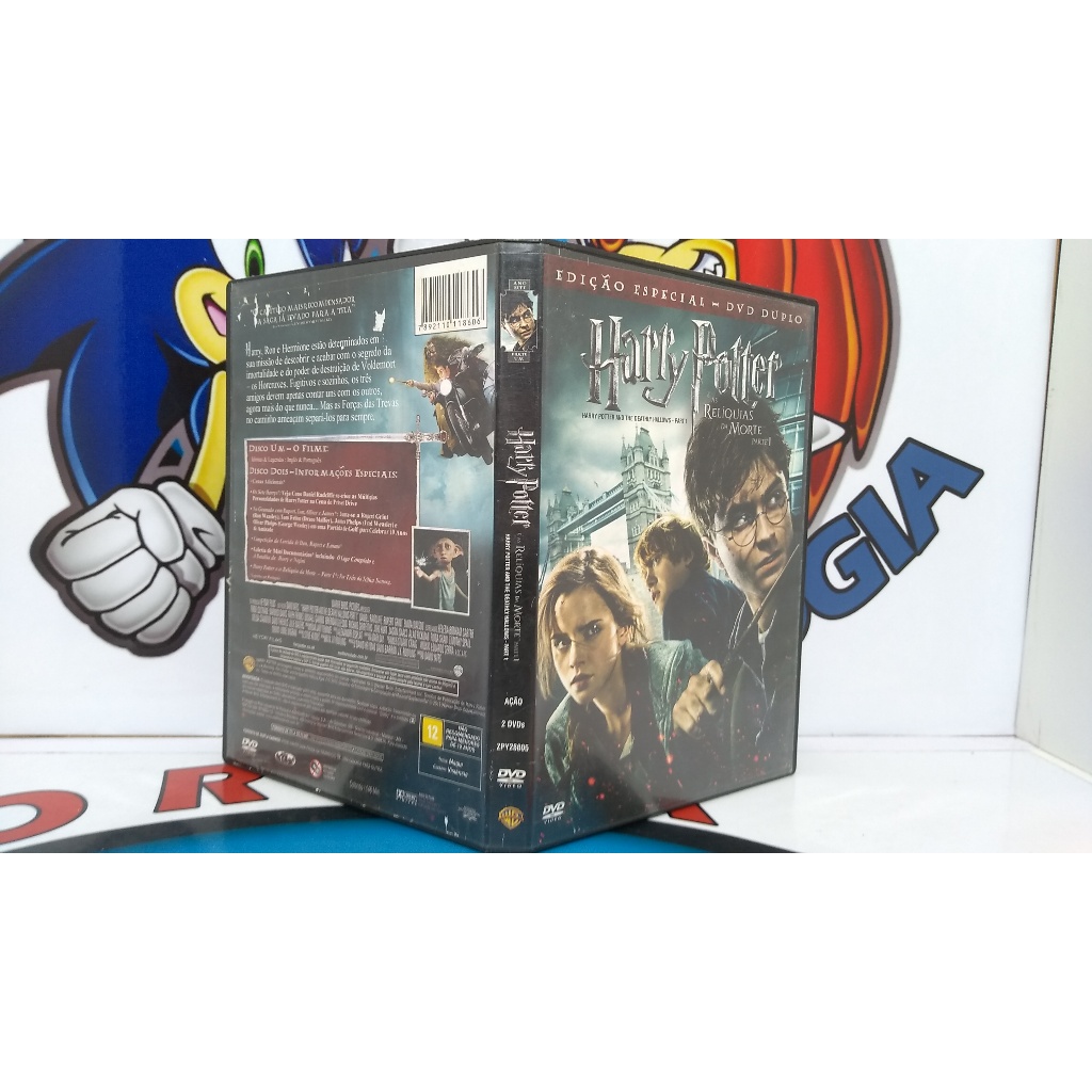 Dvd Filme Harry Potter Reliquias Da Morte Parte 1