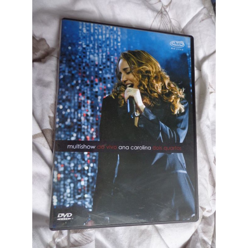 multishow ao vivo Ana Carolina dois quartos dvd usado